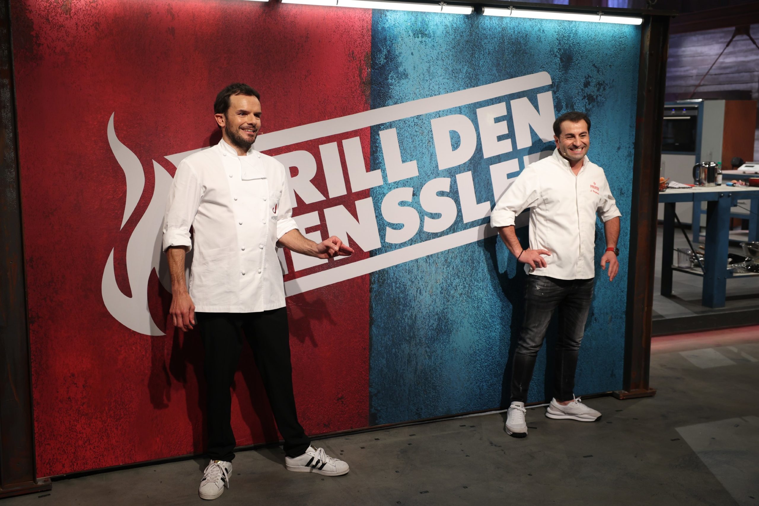 Profikoch Steffen Henssler (l.) und Kochcoach Ali Güngörmüs