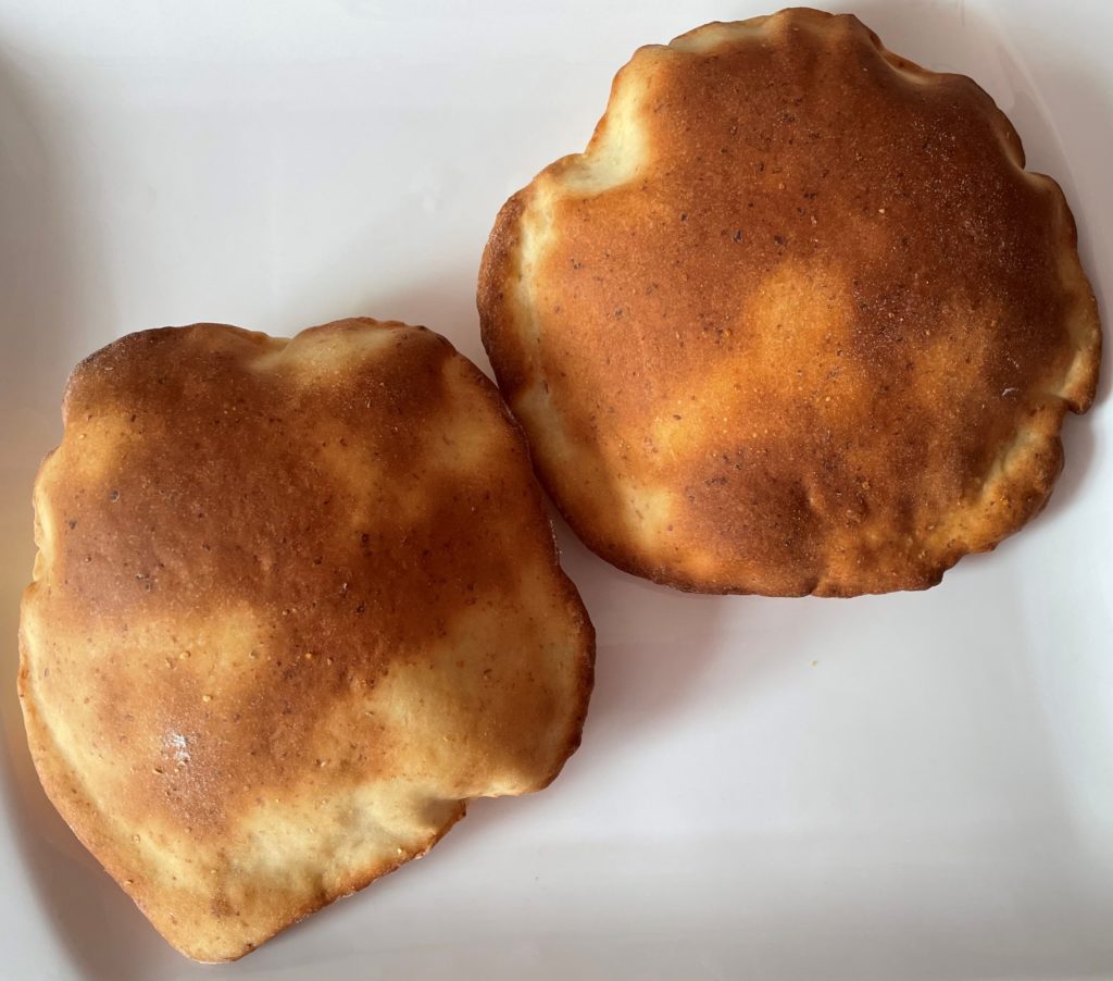 Rezept für eine selbstgemachte und selbst befüllte Pita -Tasche, die ...